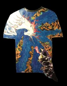 Unicorn graffiti shert